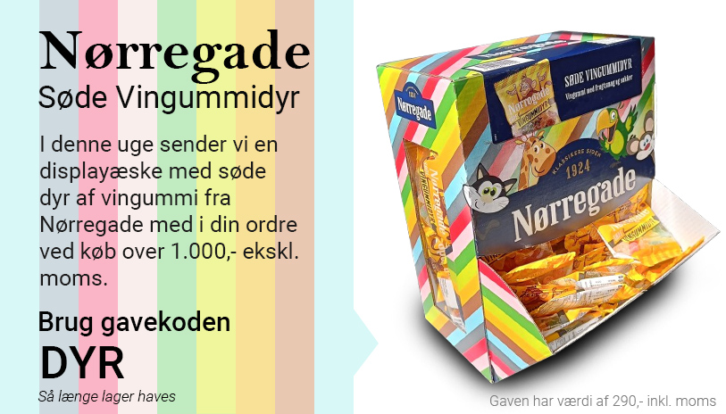 Søde Vingummidyr fra Nørregade
